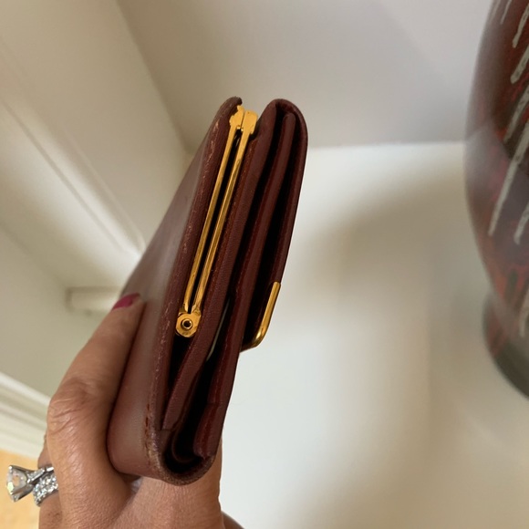 🤩Vintage Cartier Long Wallet- Burgundy - Picture 7 of 8
